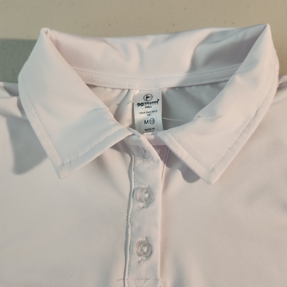 90°Degree Polo Shirt and Black Skirt Matching Set, Girls Size 10-NWT - Picture 7 of 12